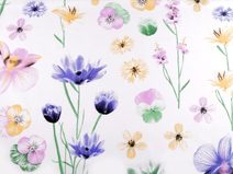 Bavlněná látka / plátno květy METRÁŽ