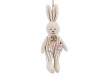Textilní velikonoční zajíček k zavěšení