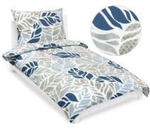 Povlečení bavlněné Modrá,Béžová 90/566