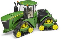 Traktor s přední lžící 17cm na setrvačník set se 2 přívěsy 3 druhy plast