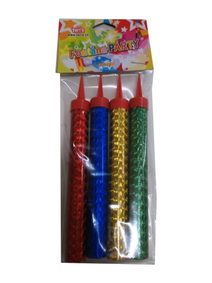 Fontána párty barevná 12cm, 4ks v sáčku