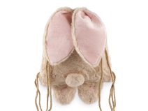 Dětský plyšový vak králíček 25x27 cm