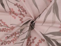 Bavlněná látka / plátno listy / rostliny šíře 220 cm