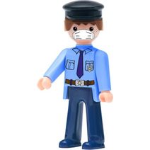 IGRÁČEK s rouškou figurka Policista Pomáhej s Igráčkem limitovaná edice
