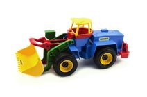 Auto middle Truck popelář plast 41cm Wader v sáčku