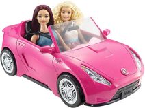 MATTEL BRB Auto růžový kabriolet pro panenku Barbie plastový