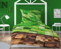 Povlečení Kostičky 3D Bavlna, 140/200, 70/80 cm