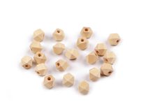 Dřevěné korálky nelakované 8x8 mm 20 kusů
