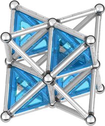 GEOMAG Color modrá 35 dílků magnetická STAVEBNICE