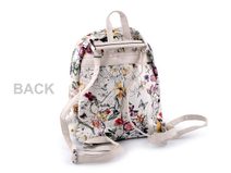 Dámský batoh s květy 30×30 cm