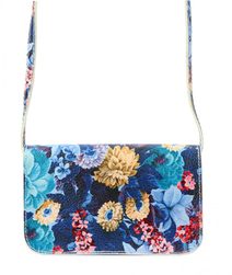 Růžová crossbody dámská kabelka se třemi oddíly 5414-BB