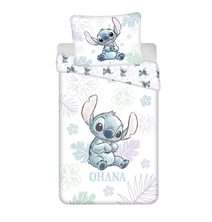 JERRY FABRICS Povlečení Lilo and Stitch Ohana White Bavlna, 140/200, 70/90 cm