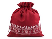 Dárkový vánoční / mikulášský pytlík 30x35 cm