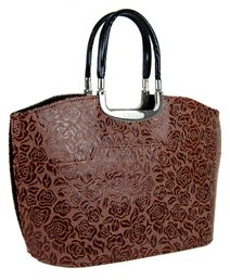 Elegantní starorůžová kabelka do ruky S5 GROSSO