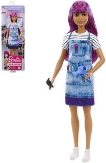 MATTEL BRB Kadeřnice herní set panenka Barbie s doplňky