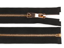 Kovový zip No 5 délka 80 cm s ozdobným jezdcem