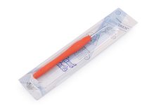 Háček na háčkování se silikonovou rukojetí vel. 2,5; 3; 3,5