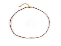 Náhrdelník z japonského rokajlu s říční perlou