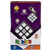 Rubikova Kostka Sada - Klasická 3x3 + Bonusový Přívěsek - Ideální pro Hádanky