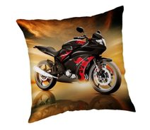 Polštářek Motorka red Polyester, 40/40 cm