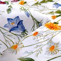 Mušelínové povlečení - sv. šedé 140x200+70x90 cm