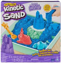 SPIN MASTER Kinetic sand Zelený 450g tekutý písek s podložkou a nástroji