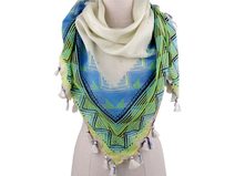 Šátek se střapci 105x105 cm