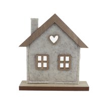 Dekorace domeček X5999-26 - 14 × 4 × 16 cm