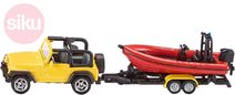 Auto jeep Wrangler set s člunem model kov 1658