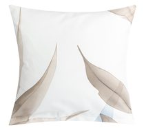 Povláček bavlněný satén Béžová,Bílá 94/351A 40x40 cm