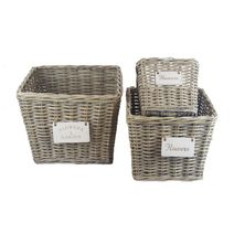 Obal k osázení s plastem, 3 ks P2261 - 21x21x19cm