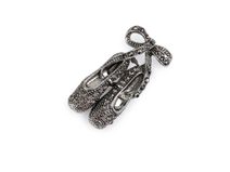 Brož s broušenými kamínky maska, baletní špičky