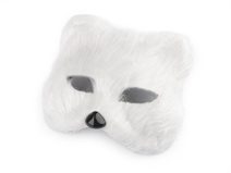 Karnevalová maska - škraboška chlupatá kočka