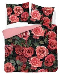 Francouzské povlečení 3D Růže micro Polyester - mikrovlákno, 220/200, 2x70/80 cm