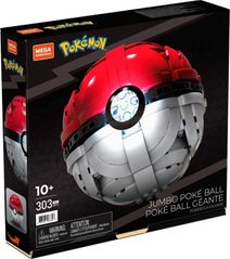 MEGA CONSTRUX Pokémon Jumbo Pokeball 13cm na baterie Světlo STAVEBNICE