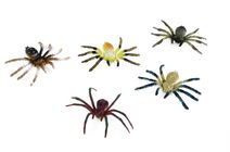 Pavouk velký plyš 21x15cm na kartě karneval