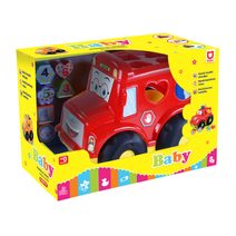 Fisher Price Baby Herní Set - Kostky a Pyramida - 2v1 Vkládací + Navlékací Kroužky