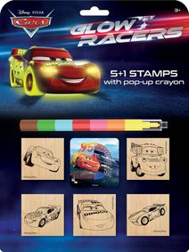 IRI MODELS Razítka 5+1 s pop-up voskovou Auta (Cars)