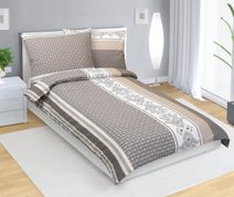 Povlečení krepové Kávová 80/368