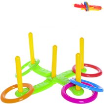 Hra baby házení kroužků 2 barvy plast *SPOLEČENSKÉ HRY*