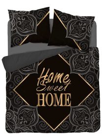 Francouzské povlečení Home Sweet Home Bavlna, 220/200, 2x70/80 cm