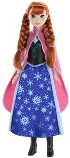 MATTEL Panenka Anna magická sukně Ledové Království (Frozen)