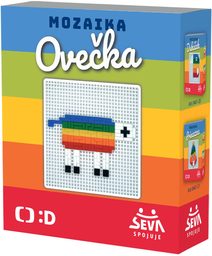 SEVA Mozaika Ovečka Déčko 338 dílků plast STAVEBNICE