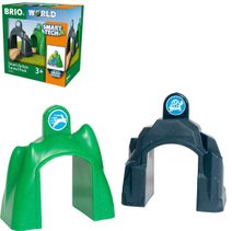 BRIO Smart Tech akční interaktivní tunely set 2ks doplněk k vláčkodráze