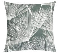 Polštářek ADÉLA Šedá,Bílá 55/234 40x40 cm