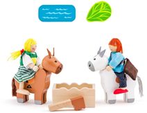 WOODY DŘEVO Kalendář víceúčelový naučný s hodinami *DŘEVĚNÉ HRAČKY*