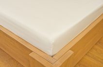 Saténové prostěradlo 90x200cm tm hnědé / čokoládové