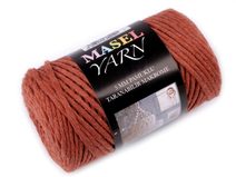 Recyklovaná bavlněná příze macrame Ø5 mm