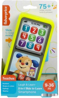 FISHER PRICE Pejskův baby chytrý telefon naučný na baterie Světlo Zvuk