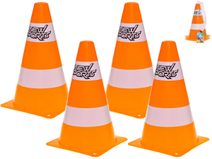 Kužely dopravní tréninkové výstražné set 4ks plast